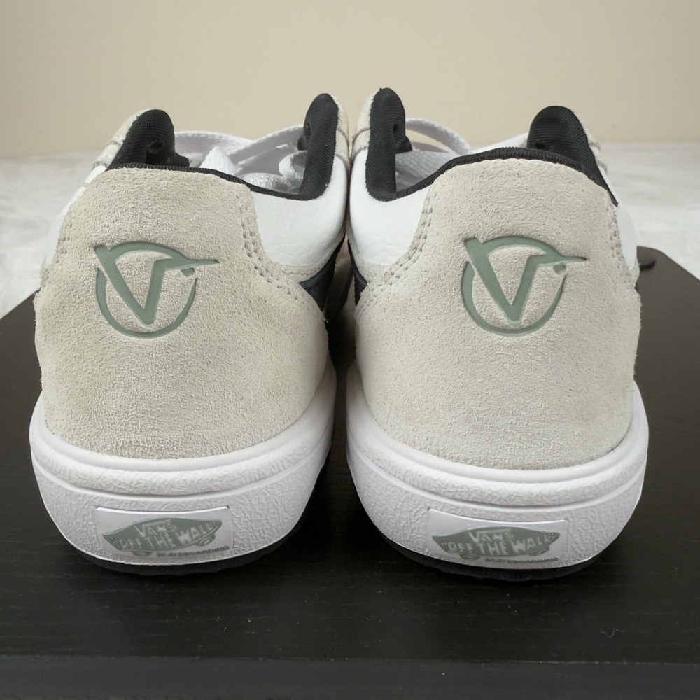 Vans Rowan 2 Suede Leather Skateboarding Shoes Black White Green Men's 5.5 - Picture 5 of 8